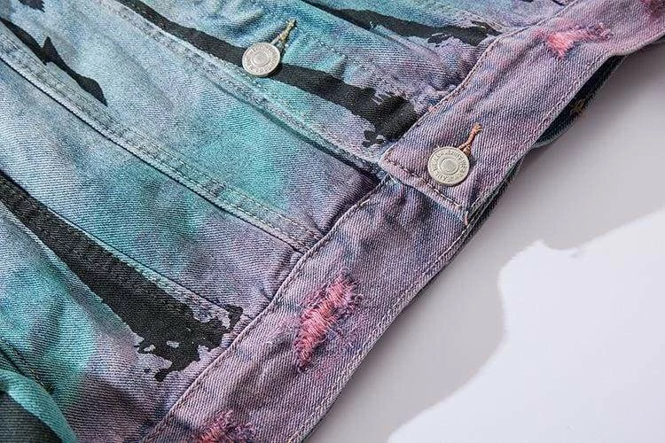 Brand new โ Streetgarm SALE Palm Tree Denim Jacket ๐ 12 Streetgarm SALE Palm Tree Denim Jacket