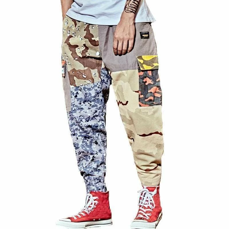 Cheap ๐งจ Streetgarm Patchwork Camo Joggers NEW ๐ฏ 8 Streetgarm Patchwork Camo Joggers NEW