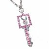 Best Pirce ๐ Streetgarm NEW Pink Crystal Playboy Bunny Key Necklace ๐ 1 Streetgarm NEW Pink Crystal Playboy Bunny Key Necklace
