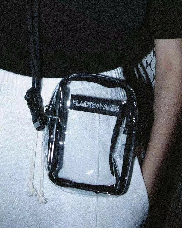 Promo 🥰 Streetgarm Places+Faces Transparent Bag NEW 💯 19 Streetgarm Places+Faces Transparent Bag NEW