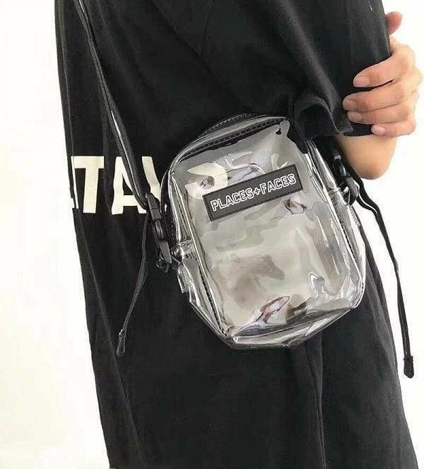 Promo 🥰 Streetgarm Places+Faces Transparent Bag NEW 💯 13 Streetgarm Places+Faces Transparent Bag NEW