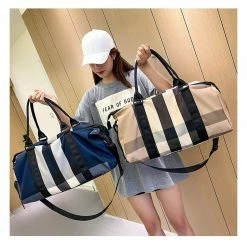 Streetgarm Plaid Duffle Bag NEW