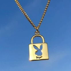 Top 10 ๐ Streetgarm Playboy Bunny Lock Key Necklace ๐งจ 16 Streetgarm Playboy Bunny Lock Key Necklace