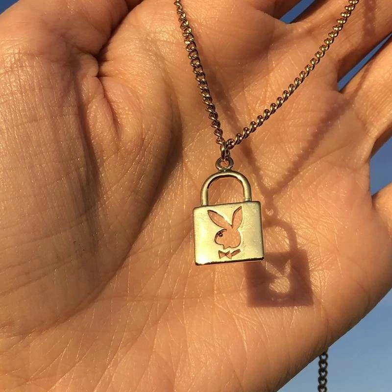 Top 10 ๐ Streetgarm Playboy Bunny Lock Key Necklace ๐งจ 11 Streetgarm Playboy Bunny Lock Key Necklace