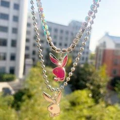 Streetgarm Playboy Rabbit Bead Necklace