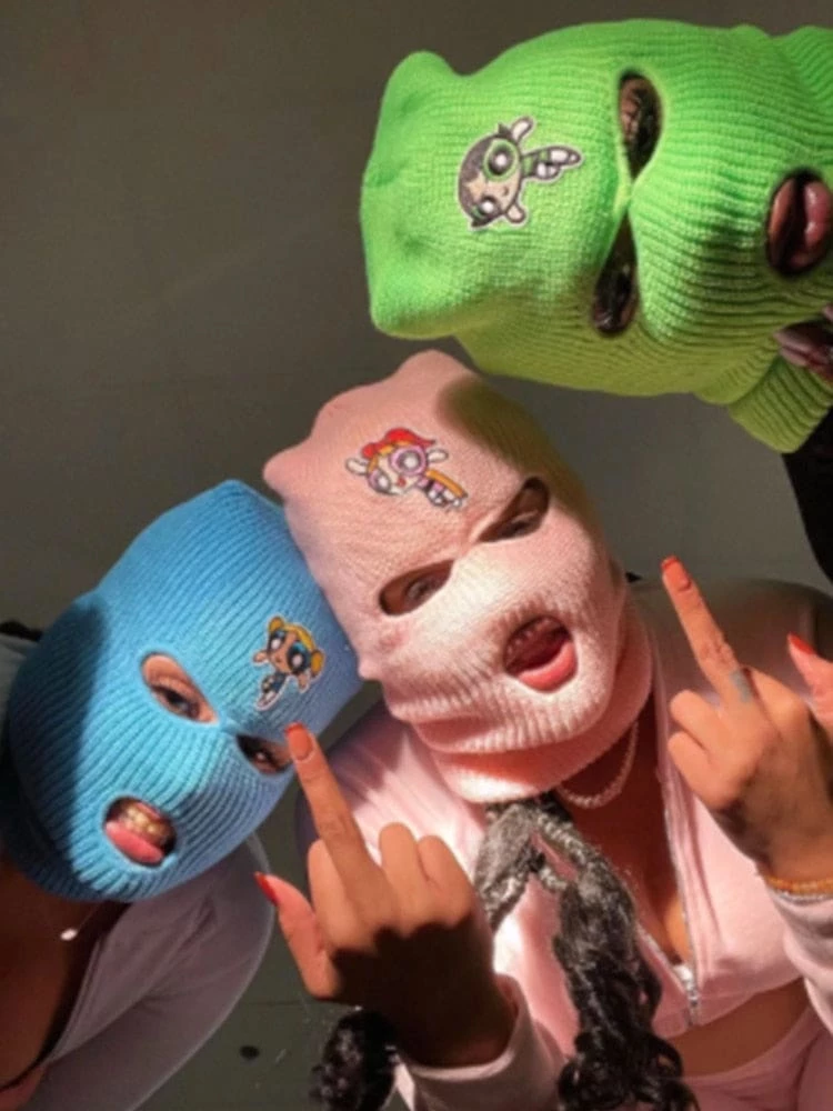 Hot Sale ๐ฅ Streetgarm Powerpuff ๐ง Girls Ski Mask ๐ 4 Streetgarm Powerpuff Girls Ski Mask