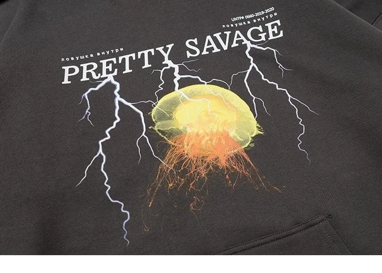 Best Sale β¨ Streetgarm Pretty Savage Lightning Hoodie π 9 Streetgarm Pretty Savage Lightning Hoodie