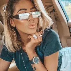 Streetgarm Retro Mirror Square Sunglasses NEW