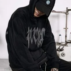 Streetgarm SALE Revenge Rhinestone XXXTENTACION Hoodie