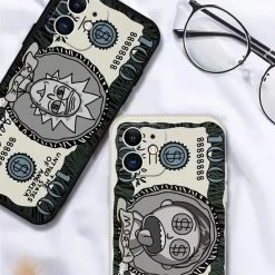 Streetgarm NEW Rick & Morty Dollar IPhone Case