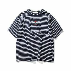 Streetgarm Rose Striped T-Shirt NEW