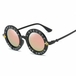 Streetgarm NEW Round-frame Metal Sunglasses