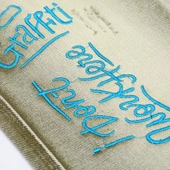 Streetgarm NEW Ski Mask Patch Embroidered Jeans