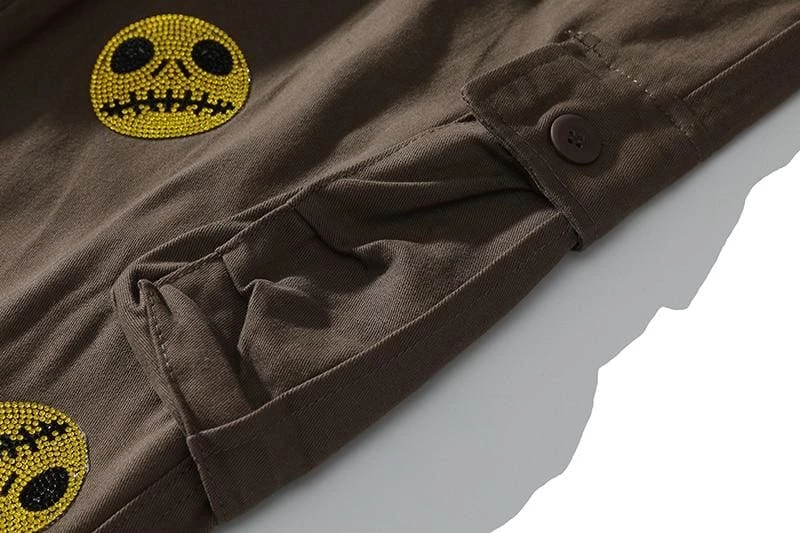 Buy 👏 Streetgarm Skull Face Cargo Pants SALE 🛒 9 Streetgarm Skull Face Cargo Pants SALE