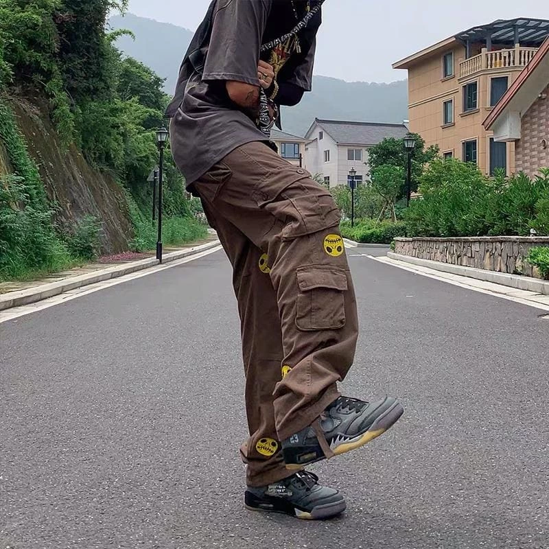 Buy 👏 Streetgarm Skull Face Cargo Pants SALE 🛒 5 Streetgarm Skull Face Cargo Pants SALE