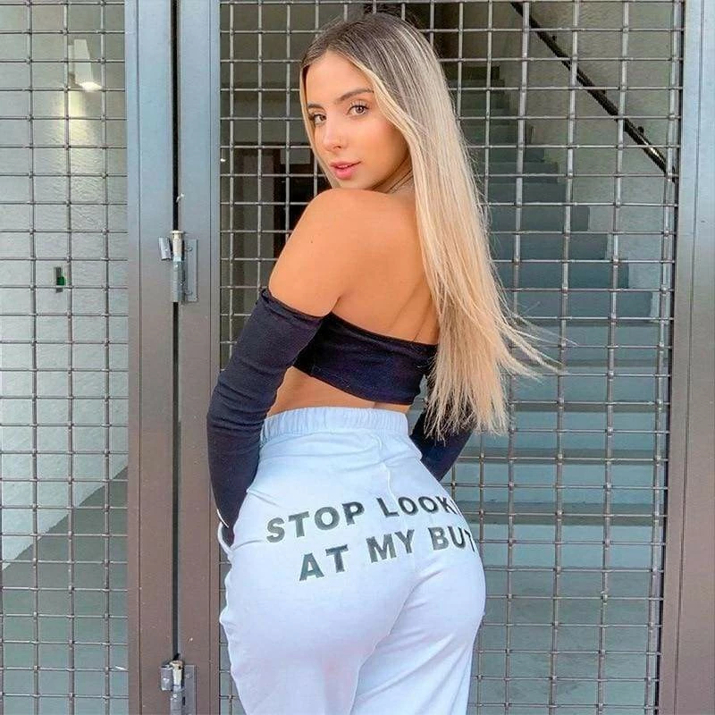 Budget 🛒 Streetgarm Stop Looking At My Butt Sweatpants 😀 7 Streetgarm Stop Looking At My Butt Sweatpants