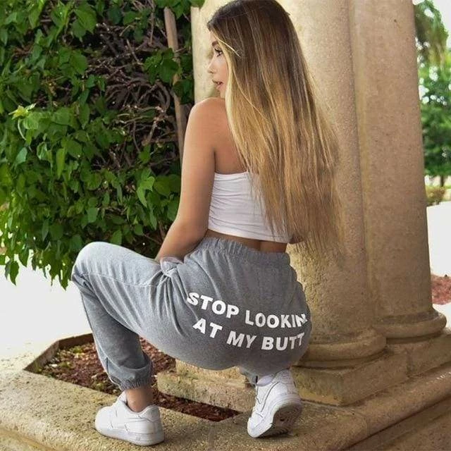 Budget 🛒 Streetgarm Stop Looking At My Butt Sweatpants 😀 8 Streetgarm Stop Looking At My Butt Sweatpants