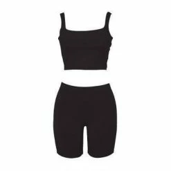 Streetgarm Stretch Crop Top + Race Shorts NEW