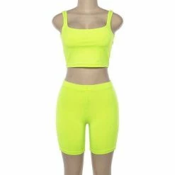 Streetgarm Stretch Crop Top + Race Shorts NEW