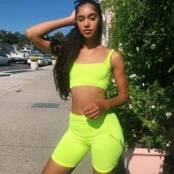 Streetgarm Stretch Crop Top + Race Shorts NEW