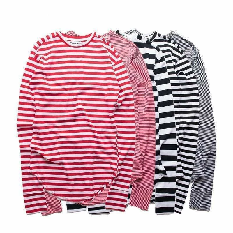 Best reviews of 😉 Streetgarm NEW Striped Long Sleeve T-Shirt 😀 3 Streetgarm NEW Striped Long Sleeve T-Shirt