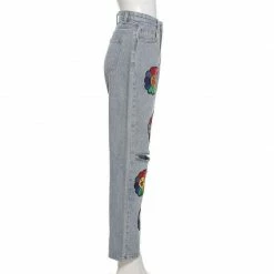 Streetgarm NEW Takashi Murakami Distressed Jeans