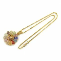 Streetgarm Takashi Murakami Sunflower Necklace NEW