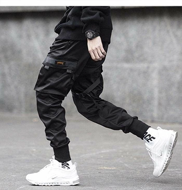 Discount 👏 Streetgarm Techwear Ribbon Cargo Pants 🛒 5 Streetgarm Techwear Ribbon Cargo Pants