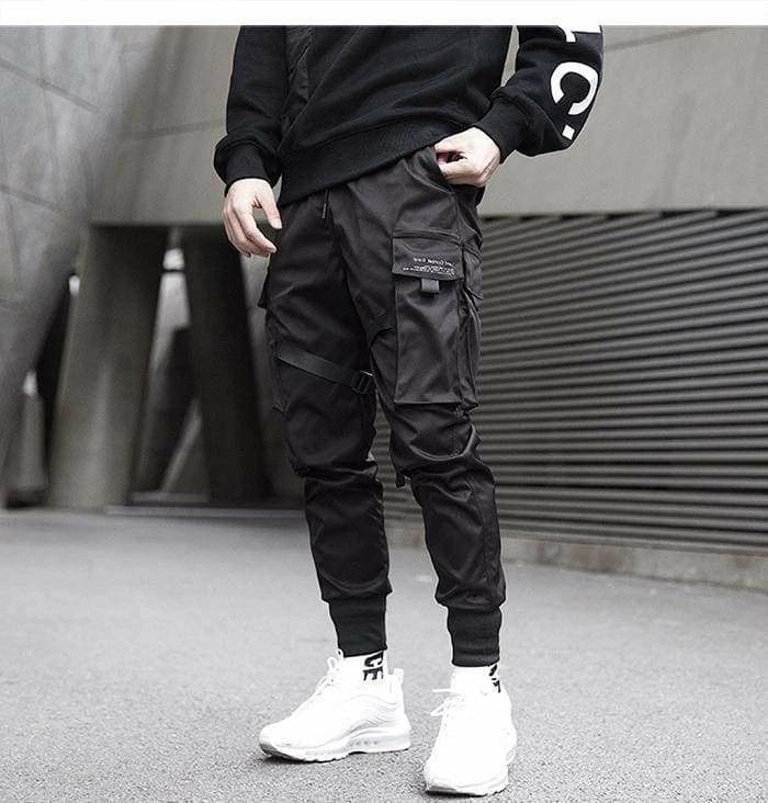 Discount 👏 Streetgarm Techwear Ribbon Cargo Pants 🛒 8 Streetgarm Techwear Ribbon Cargo Pants