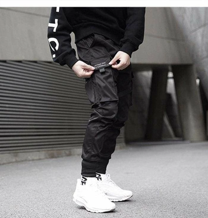 Discount 👏 Streetgarm Techwear Ribbon Cargo Pants 🛒 7 Streetgarm Techwear Ribbon Cargo Pants