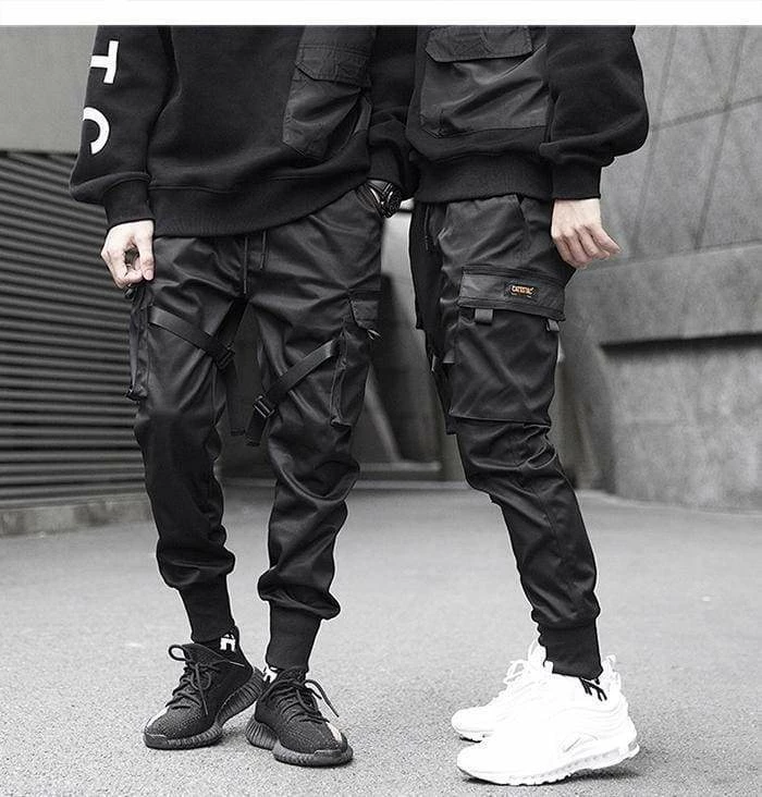 Discount 👏 Streetgarm Techwear Ribbon Cargo Pants 🛒 6 Streetgarm Techwear Ribbon Cargo Pants