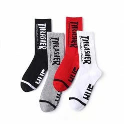 Brand new ❤️ Streetgarm NEW Thrasher 🧦 Socks 😀 13 Streetgarm NEW Thrasher Socks
