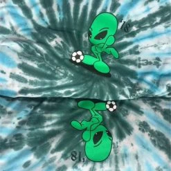 Streetgarm Travis Scott Astroworld Alien Tie Dye T-Shirt NEW