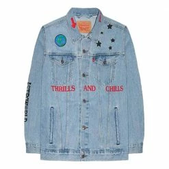 Streetgarm Travis Scott Astroworld Denim Jacket SALE