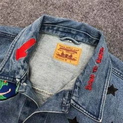 Streetgarm Travis Scott Astroworld Denim Jacket SALE