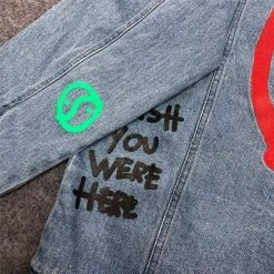 Streetgarm Travis Scott Astroworld Denim Jacket SALE