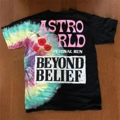 Streetgarm NEW Travis Scott Astroworld Festival Run Tie Dye Tee