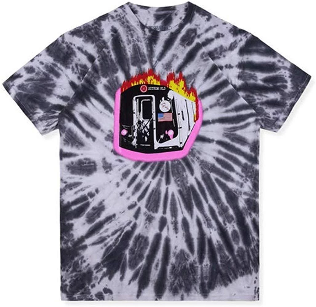 Best reviews of 🥰 Streetgarm NEW Travis Scott Astroworld Tour Burning Train Tee Tie Dye 👍 3 Streetgarm NEW Travis Scott Astroworld Tour Burning Train Tee Tie Dye