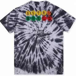 Streetgarm NEW Travis Scott Astroworld Tour Burning Train Tee Tie Dye