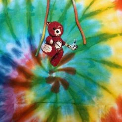 Streetgarm Travis Scott Astroworld Tour Skipping Bear Hoodie Tie Dye