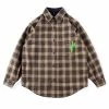 Coupon ๐คฉ Streetgarm Travis Scott Cactus Plaid ๐ Shirt Jacket SALE ๐งจ 1 Streetgarm Travis Scott Cactus Plaid Shirt Jacket SALE