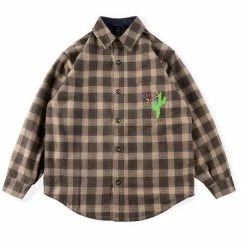 Streetgarm Travis Scott Cactus Plaid Shirt Jacket SALE