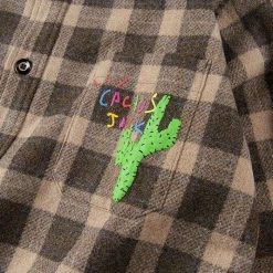 Streetgarm Travis Scott Cactus Plaid Shirt Jacket SALE