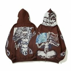 Streetgarm Travis Scott Fragment Skeleton Hoodie SALE
