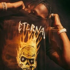 Streetgarm NEW Travis Scott Hothead Eternal T-Shirt