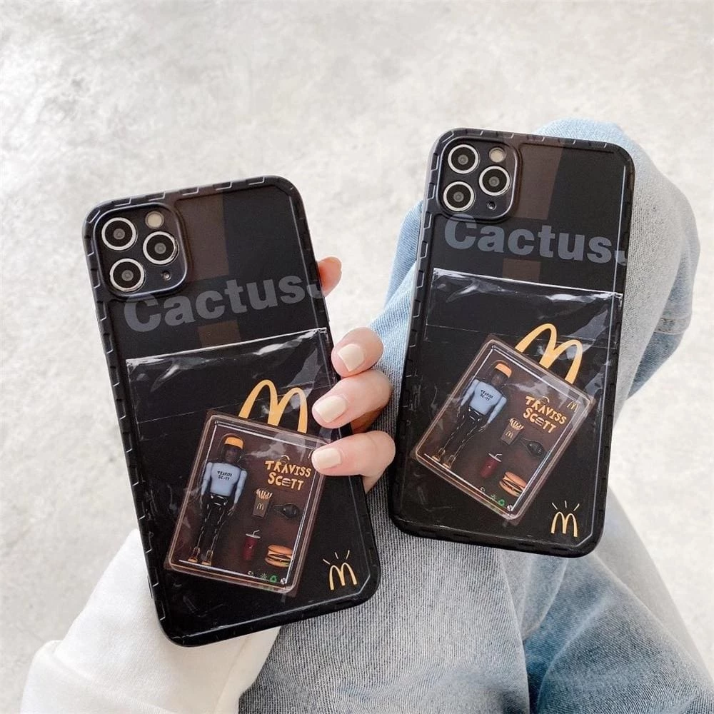 Flash Sale 🎁 Streetgarm NEW Travis Scott Mcdonalds Cactus Phone Case 🎉 4 Streetgarm NEW Travis Scott Mcdonalds Cactus Phone Case