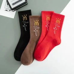 Streetgarm Travis Scott McDonalds Socks
