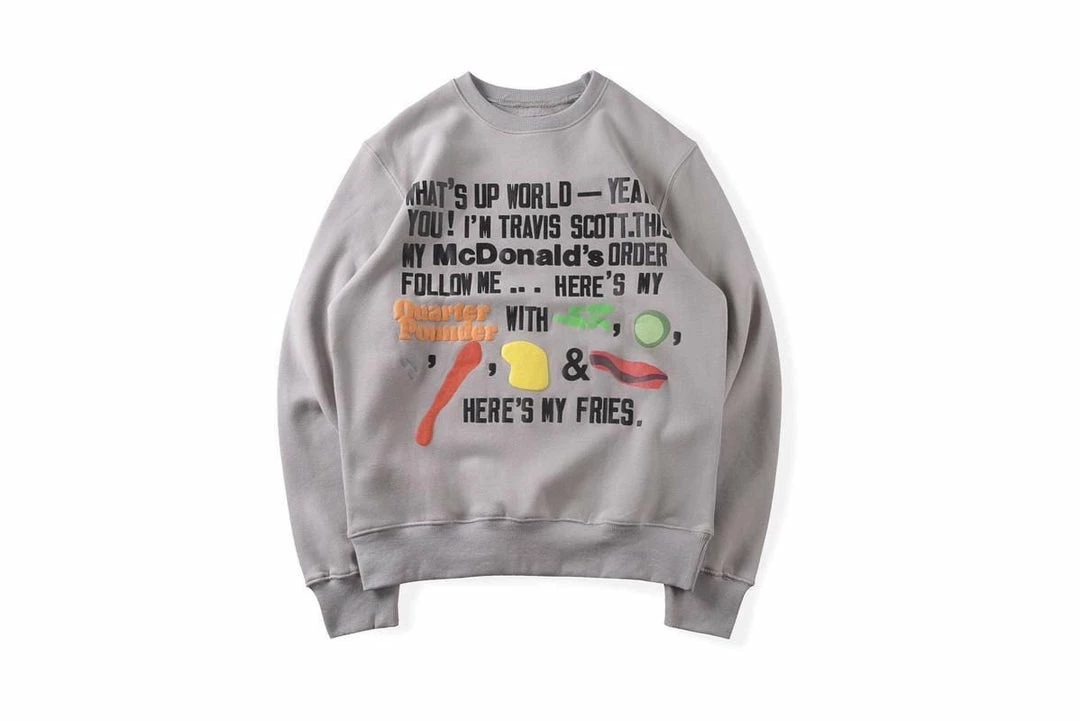 Outlet ⭐ Streetgarm Travis Scott X CPFM Script Crewneck ⭐ 6 Streetgarm Travis Scott X CPFM Script Crewneck