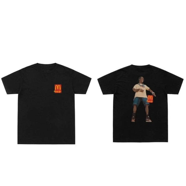 Promo ๐ฅฐ Streetgarm Travis Scott X McDonald's Action Figure T-Shirt NEW ๐ฅ 11 Streetgarm Travis Scott X McDonald's Action Figure T-Shirt NEW