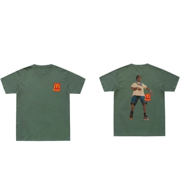 Promo ๐ฅฐ Streetgarm Travis Scott X McDonald's Action Figure T-Shirt NEW ๐ฅ 8 Streetgarm Travis Scott X McDonald's Action Figure T-Shirt NEW